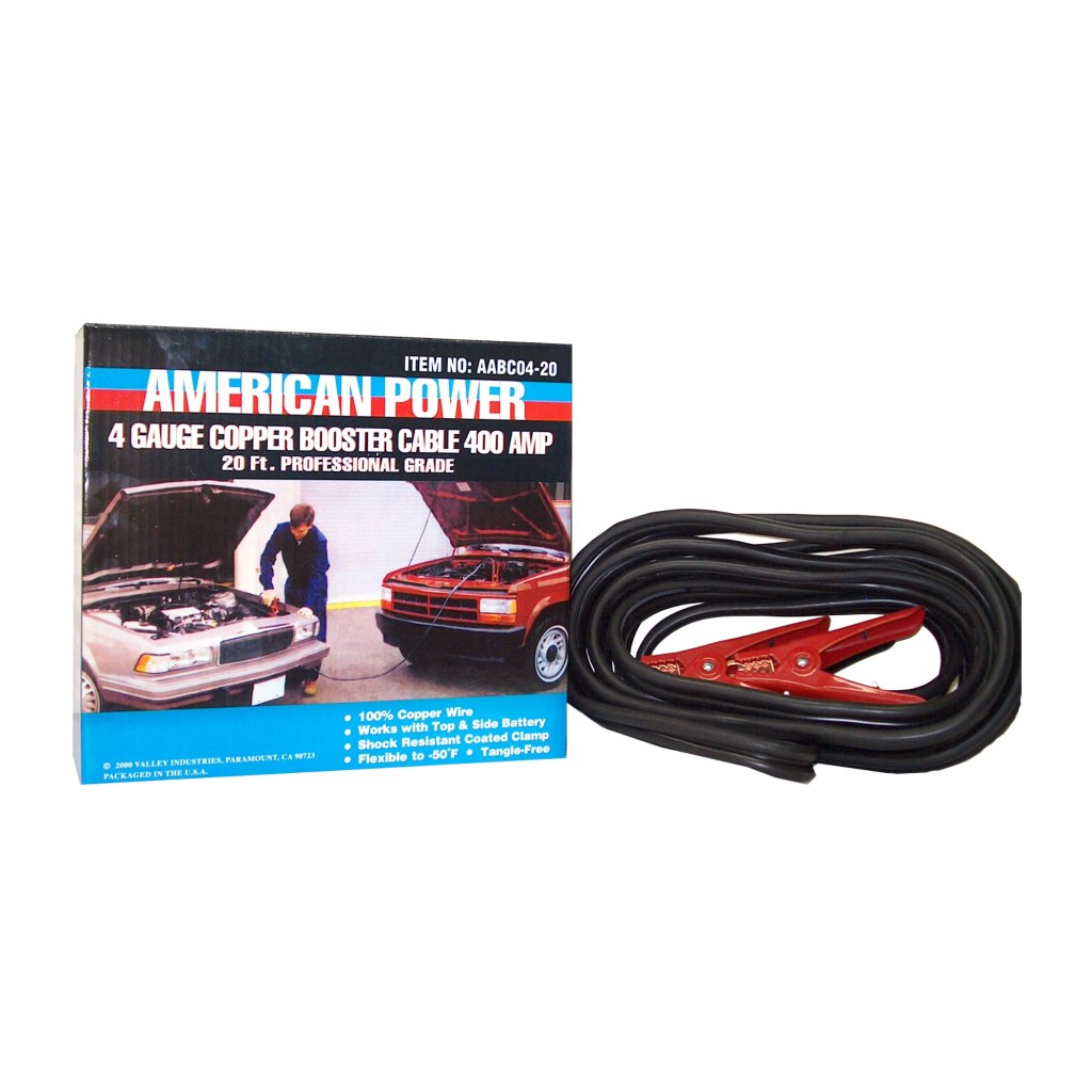 20 FT. 4 AWG BOOSTER CABLE (COLOR BOX)