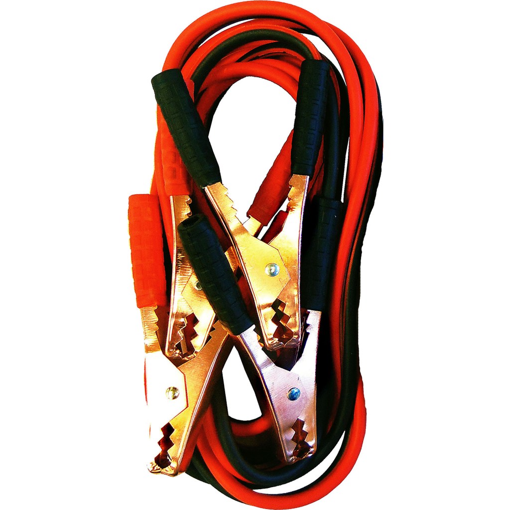 12 FT. ECONOMY BOOSTER CABLE, RUBBER JACKET