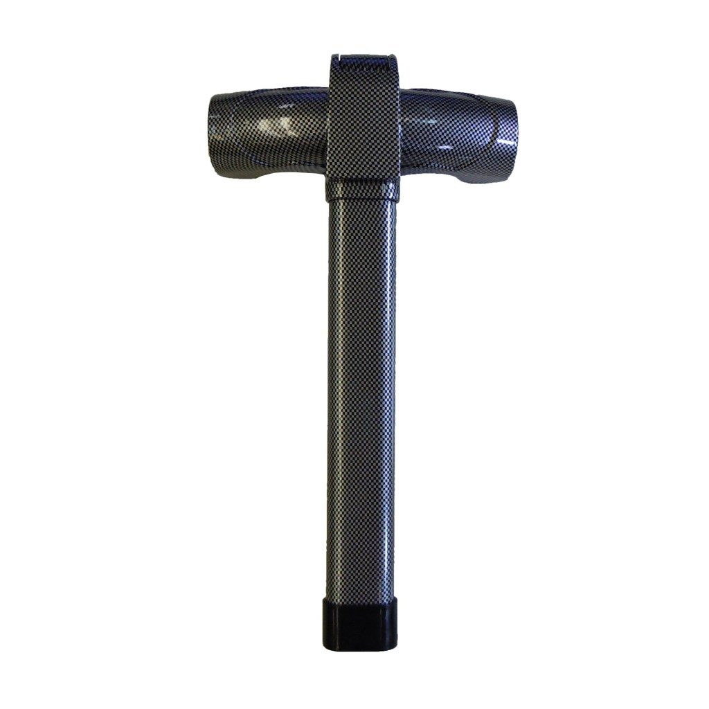 DASH TYPE STEERING WHEEL LOCK-CARBON FIBER FINISH (2 KEY)