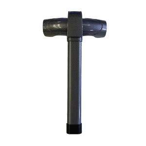 DASH TYPE STEERING WHEEL LOCK-CARBON FIBER FINISH (2 KEY)