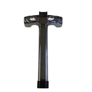 DASH TYPE STEERING WHEEL LOCK-CHROME FINISH (2 KEY)