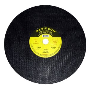 CUT-OFF WHEEL, METAL, 14" X 1/8" X 1"