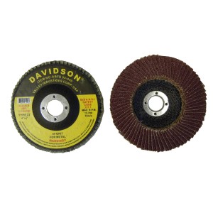FLAP DISC TYPE-27, 4", 40 GRIT, 5/8" ARBOR
