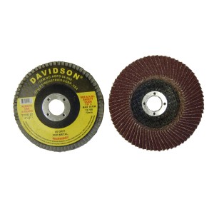FLAP DISC TYPE-27, 4", 60 GRIT, 5/8" ARBOR