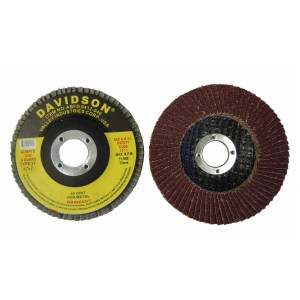 FLAP DISC TYPE-27, 4.5", 40 GRIT, 7/8" ARBOR