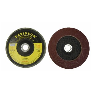 FLAP DISC TYPE-27, 7", 80 GRIT, 7/8" ARBOR