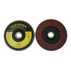 FLAP DISC TYPE-27, 7", 120 GRIT, 7/8" ARBOR