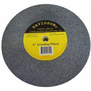 GRINDING STONE WHEEL, 8", 3/4" ARBOR, COARSE