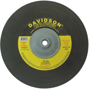 GRINDING WHEEL, METAL, 9" X 1/4" X 7/8", 5/8" METAL HUB