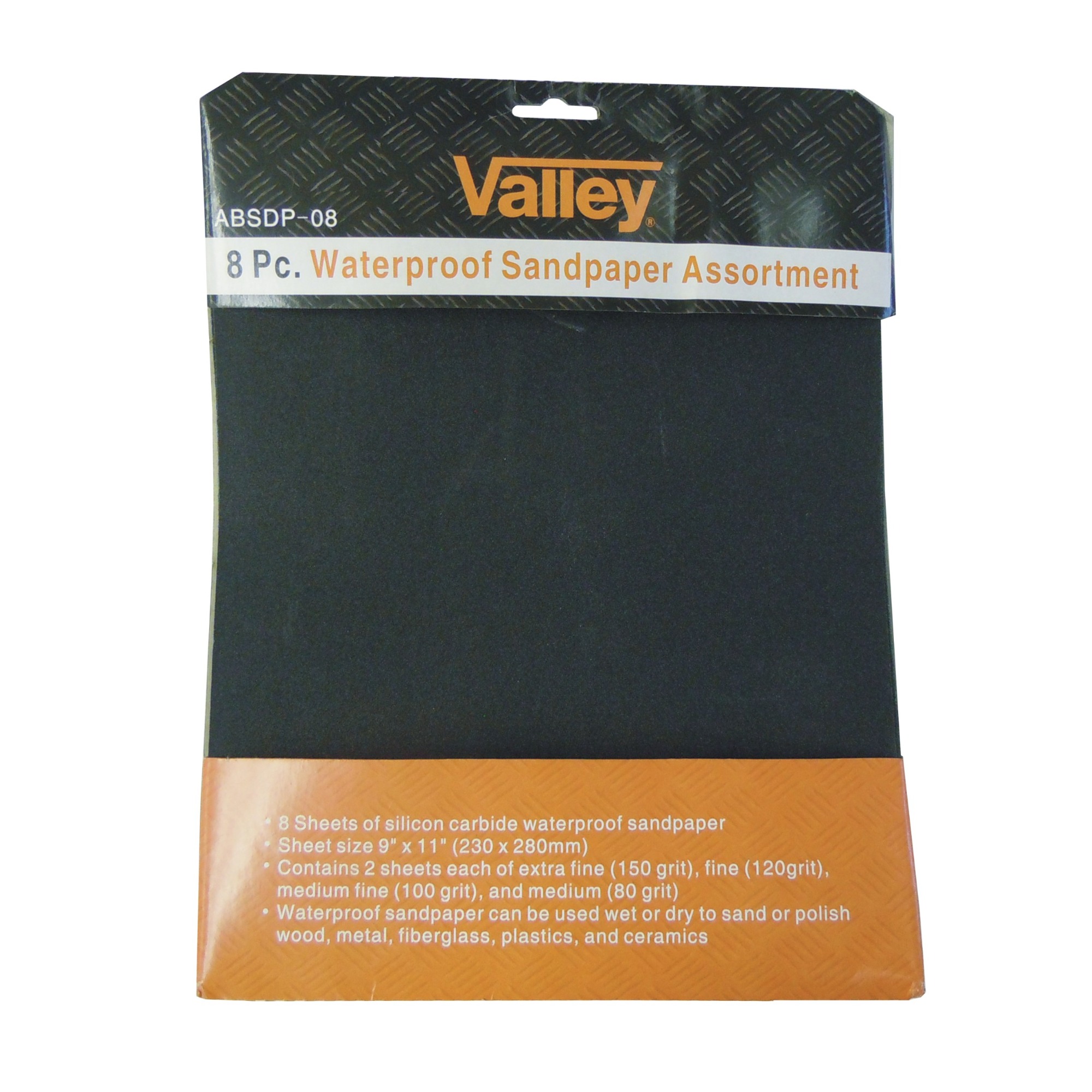8 PC. WATERPROOF SANDPAPER SET