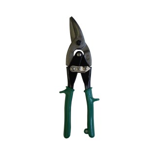 AVIATION TIN SNIP, 10", RIGHT, GREEN