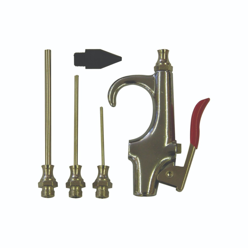 5 PC. AIR BLOW GUN WITH 4 EXTENSION NOZZLES