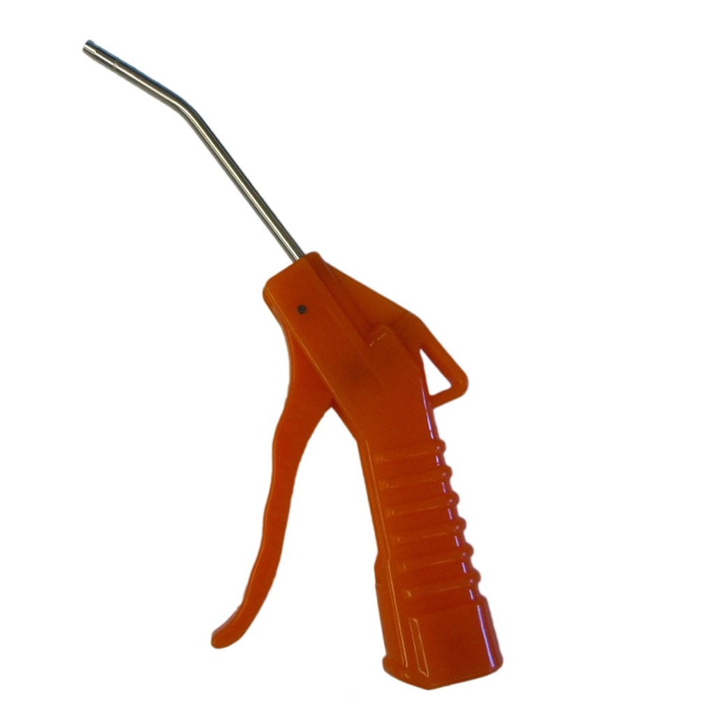 4" ANGLED NOZZLE AIR BLOW GUN, PP BODY