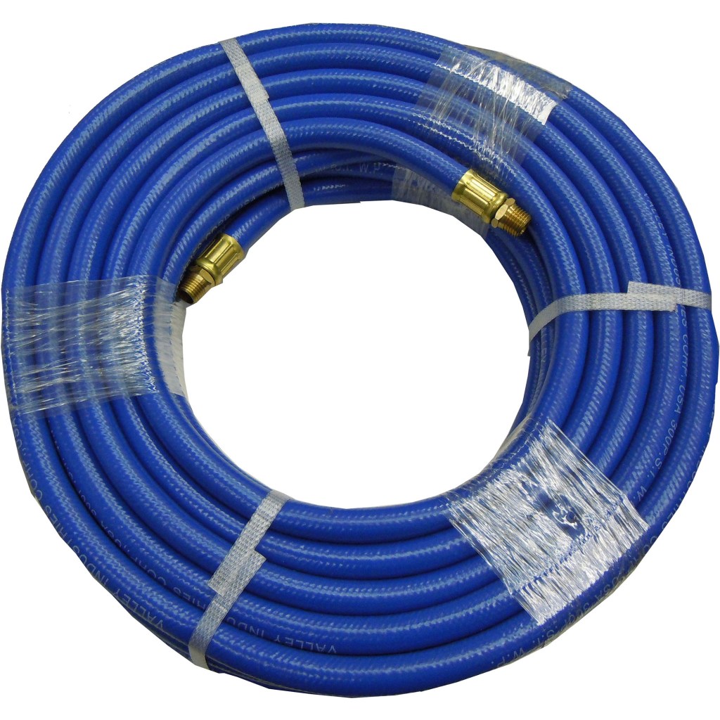 AIR HOSE, PVC, 3/8" X 25', 300 PSI W.P., BLUE