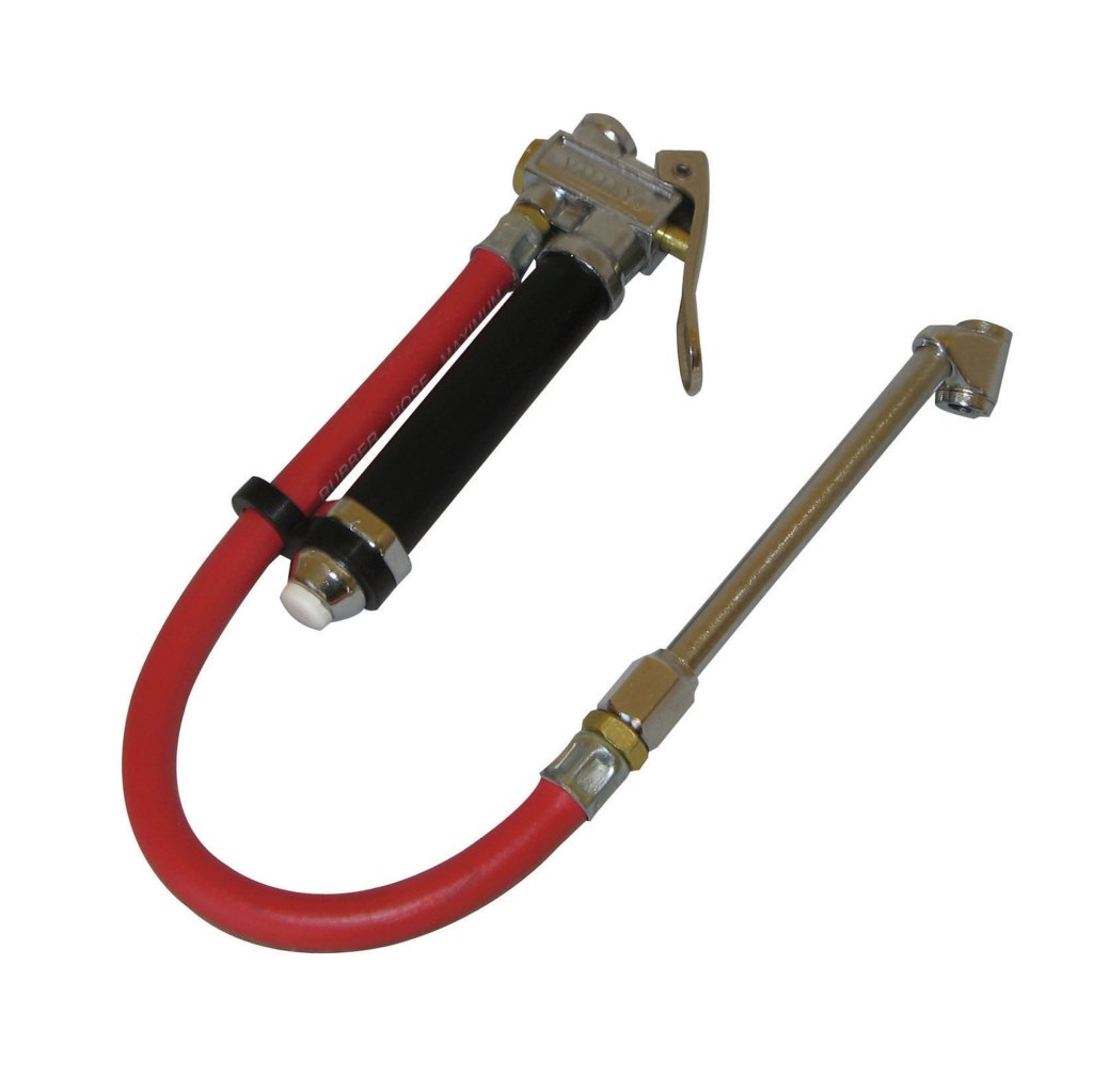 TIRE INFLATOR WITH METAL STICK GAUGE