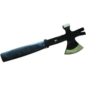 MULTI-PURPOSE HATCHET WITH RUBBER GRIP