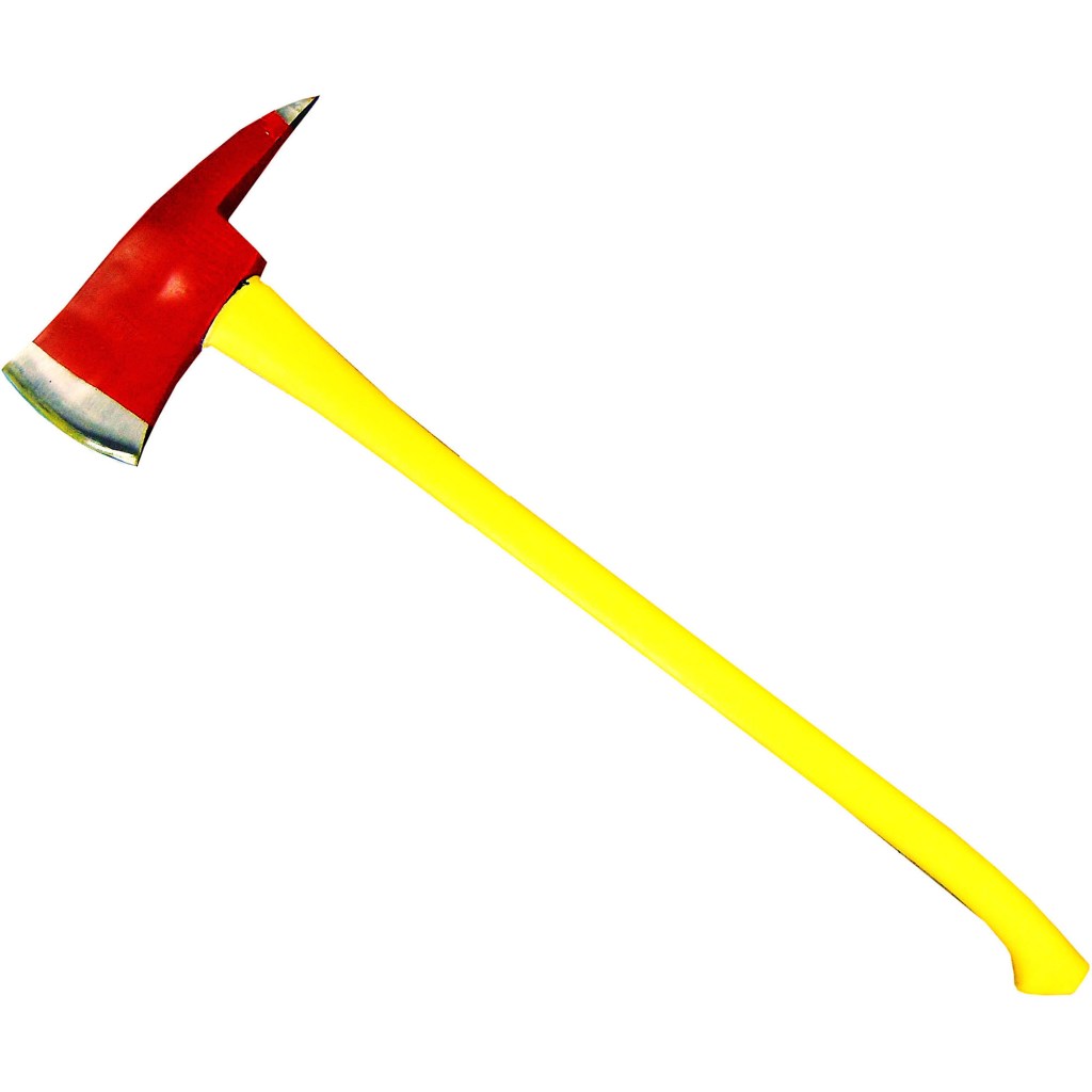 6 LB. FIREMAN'S AXE, 36" FIBERGLASS HANDLE (USA)