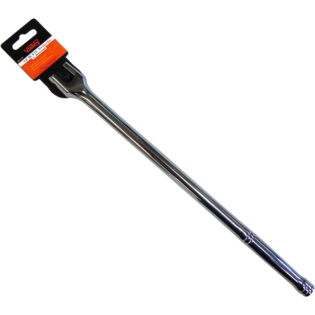 1/2" DR. X 15" BREAKER BAR, FULLY POLISHED