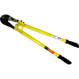 30" BOLT CUTTER, HSS BLADE, D-GRIPS, YELLOW