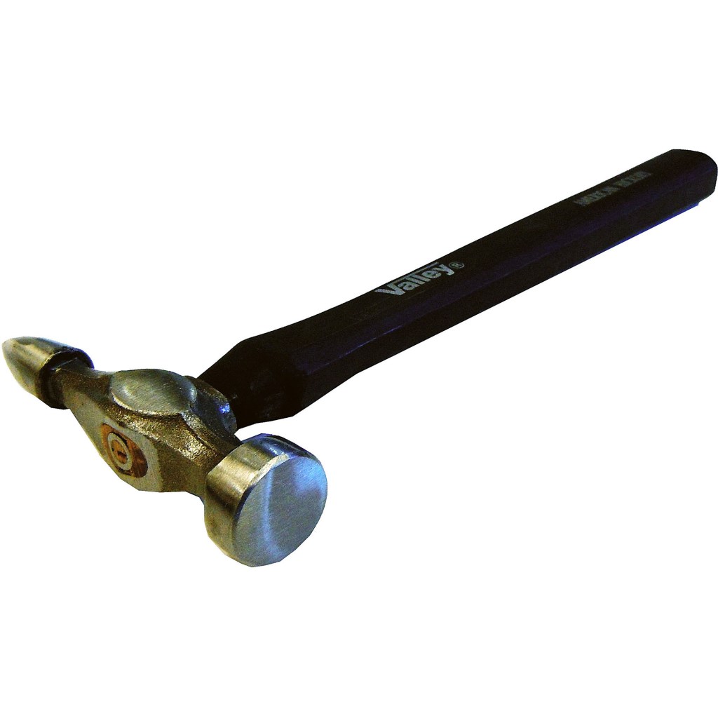 PICK END FINISHING BODY HAMMER, FORGED, HARDWOOD HANDLE