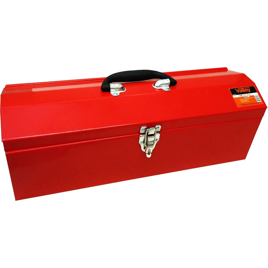 19" METAL TOOL BOX,  METAL TRAY