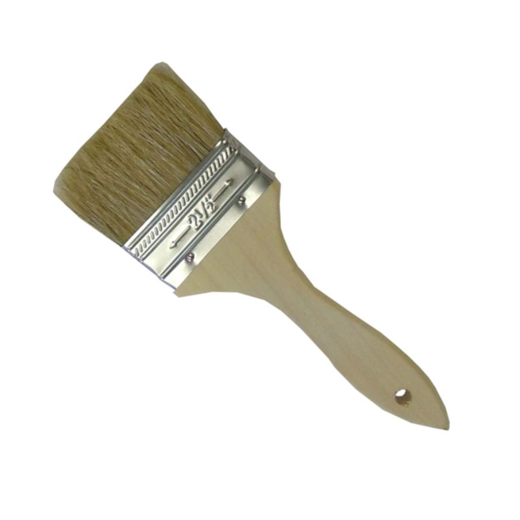 2.5" CHIP BRUSH, NATURAL BRISTLE, WOOD HANDLE