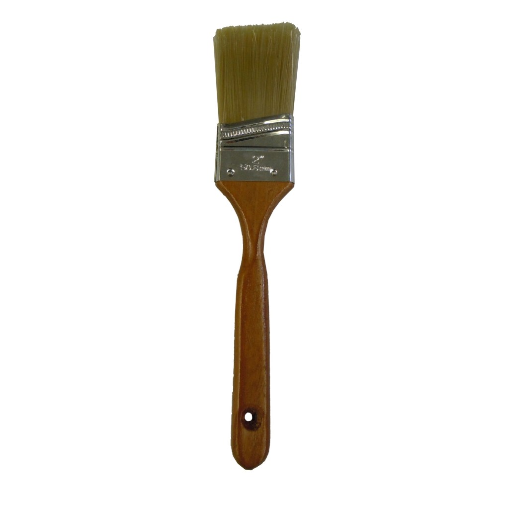2" SASH PAINT BRUSH, NYLON BRISTLE, POLY HANDLE