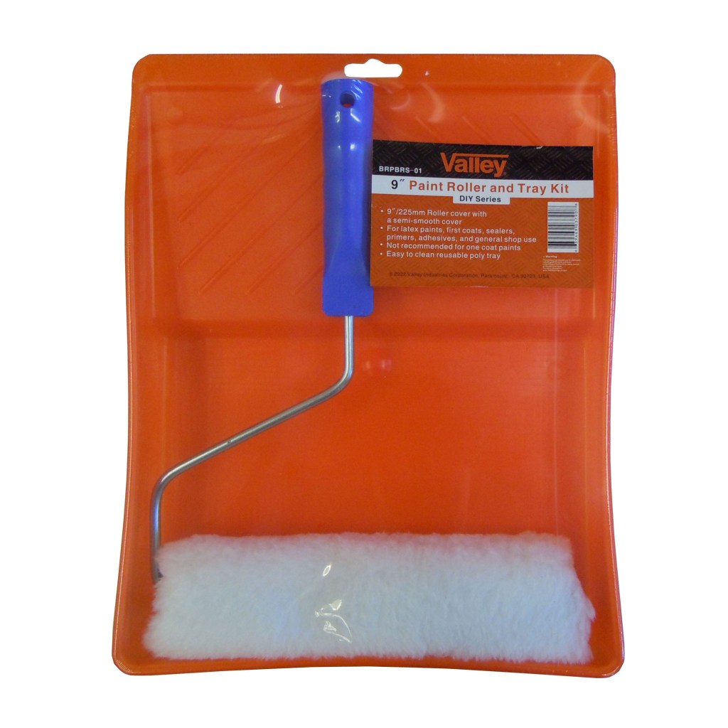 9" PAINT ROLLER AND POLY TRAY KIT