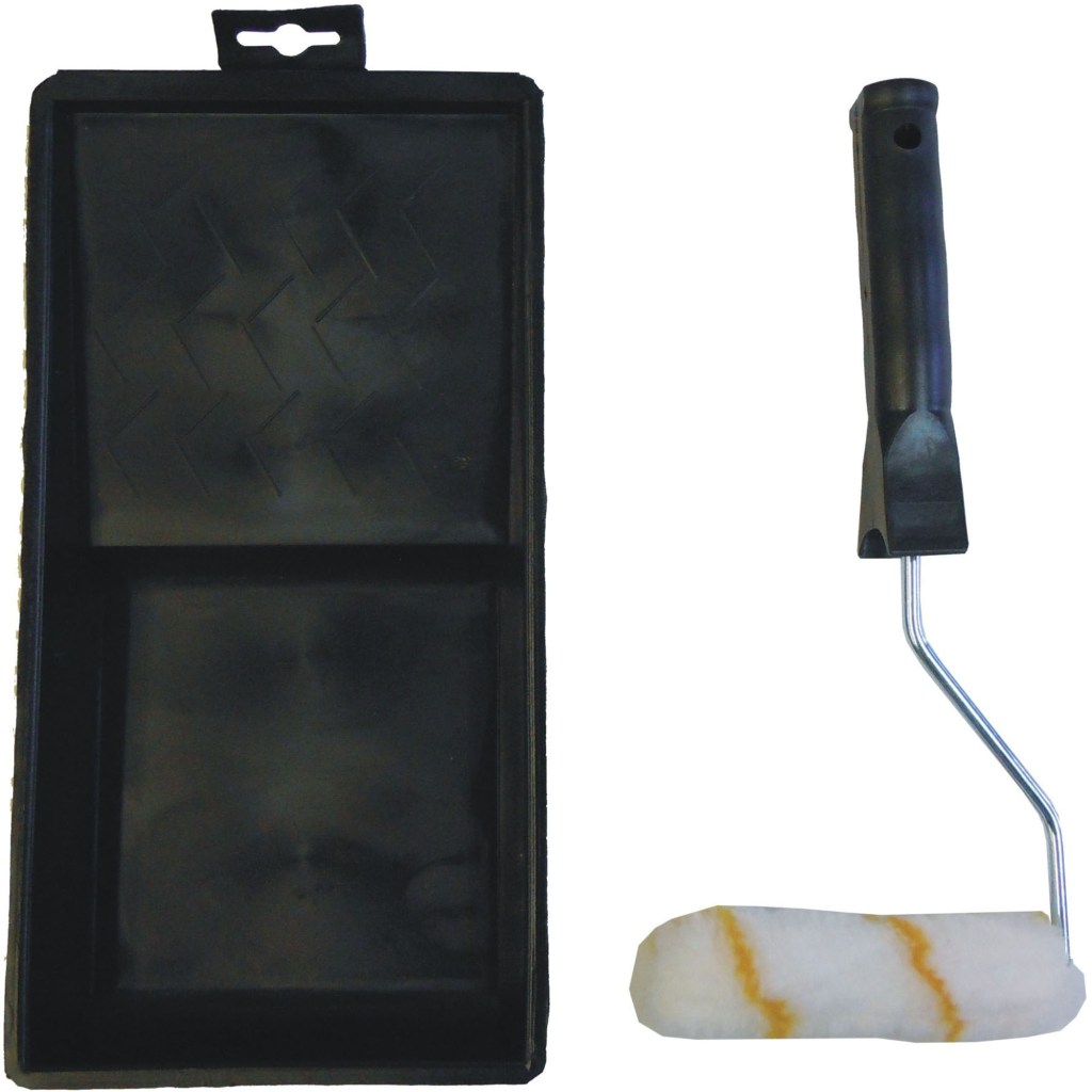 4" MINI PAINT ROLLER AND POLY TRAY KIT