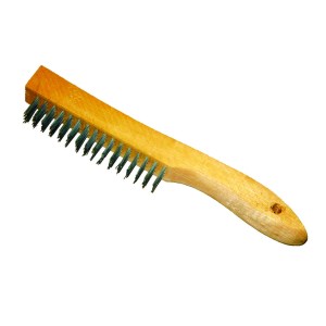 SHOE HANDLE WIRE BRUSH (4 X 16)