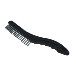 SHOE HANDLE POLY WIRE BRUSH (4 X 16)
