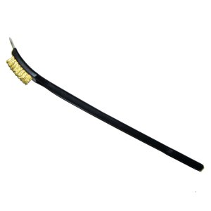 18" PVC HANDLE BBQ BRUSH WITH SCRAPER