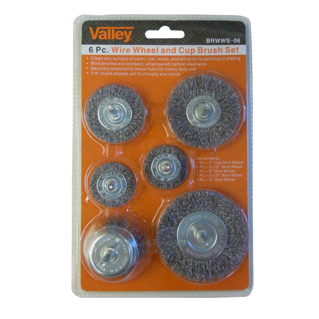 6 PC. DELUXE WIRE WHEEL ASSORTMENT