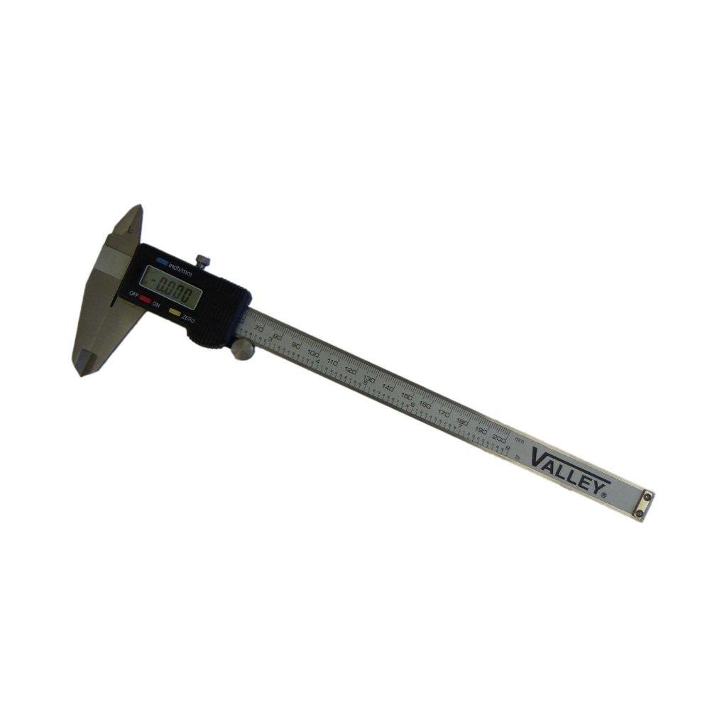 8" ELECTRONIC CALIPER, STAINLESS STEEL