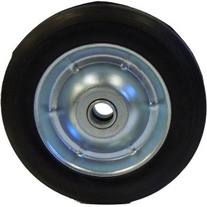 6"X1.25" HARD RUBBER TIRE 5/8" ARBOR