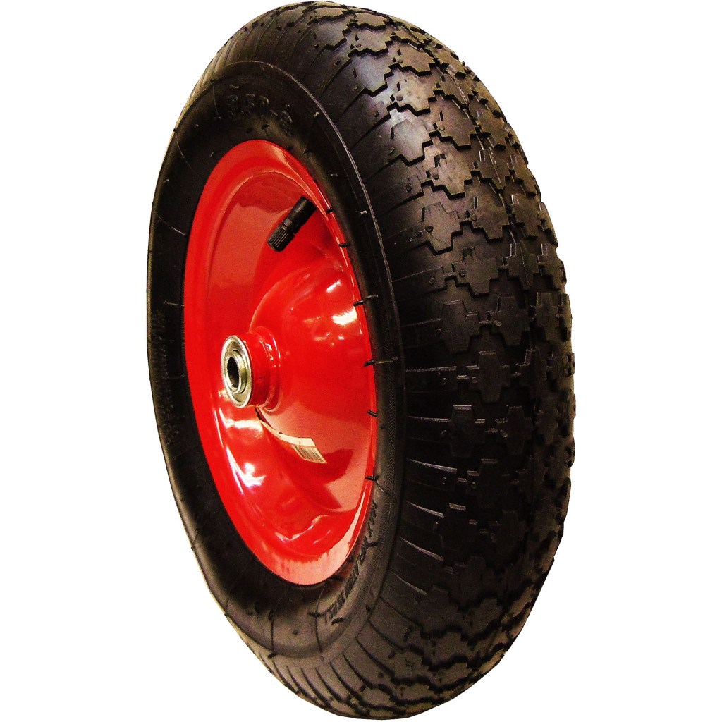 14" PNEUMATIC TIRE, METAL CORE, 5/8" HUB