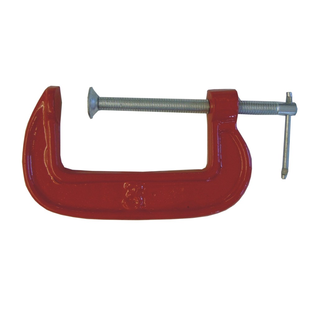 3" C-CLAMP, RED BODY