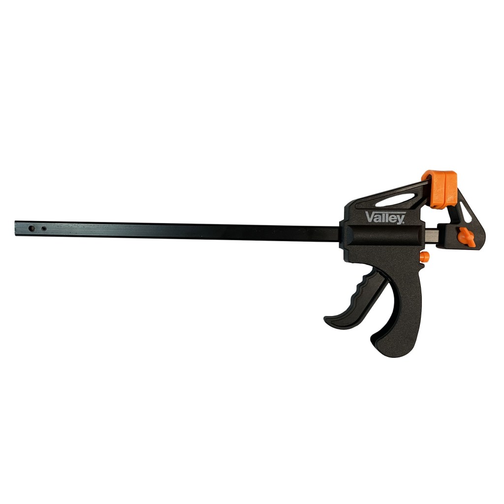 12" NYLON F-CLAMP/SPREADER, 3.2" THROAT