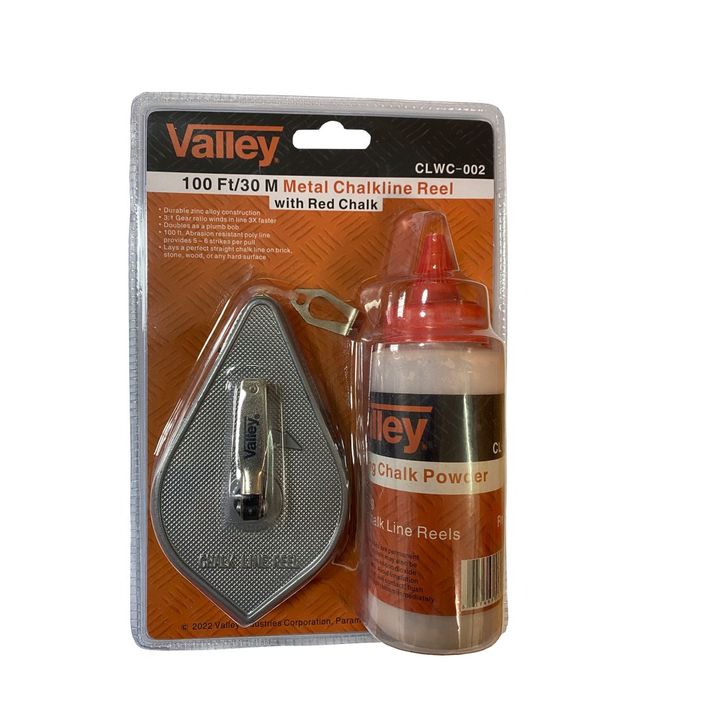 100FT/30M CHALK LINE REEL WITH RED CHALK