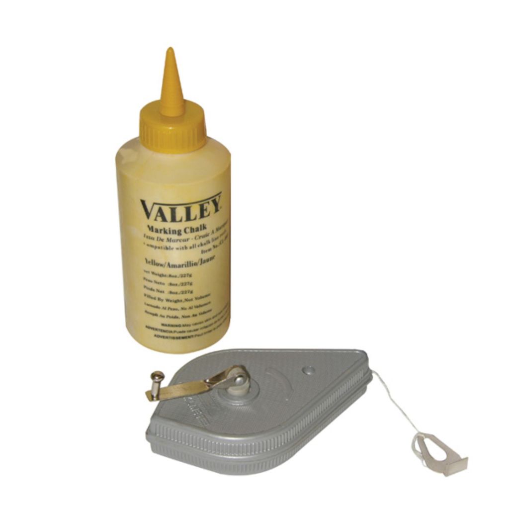 100FT/30M CHALK LINE REEL WITH YELLOW CHALK