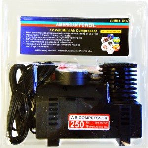 12V MINI AIR COMPRESSOR-250 PSI