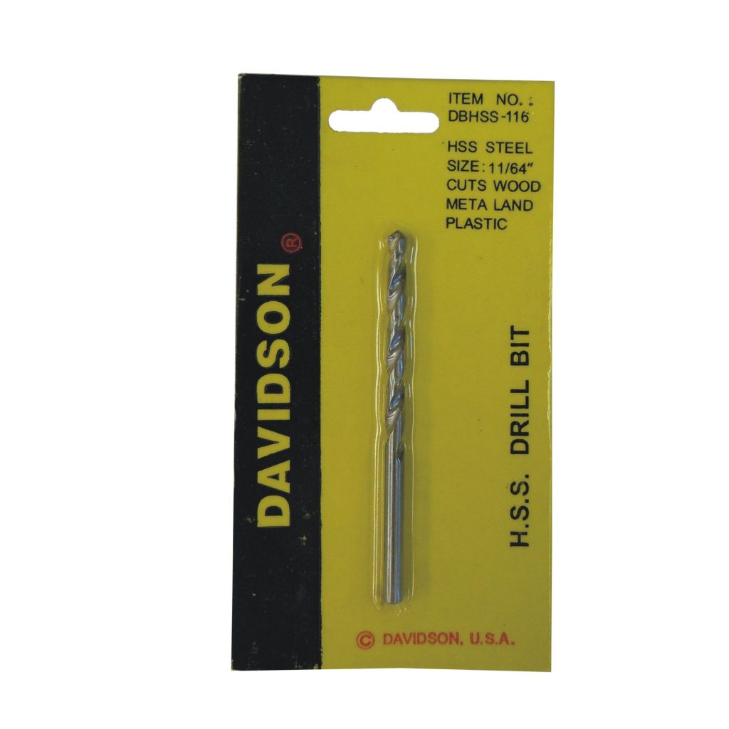 11/64" HIGH SPEED STEEL DRILL BIT