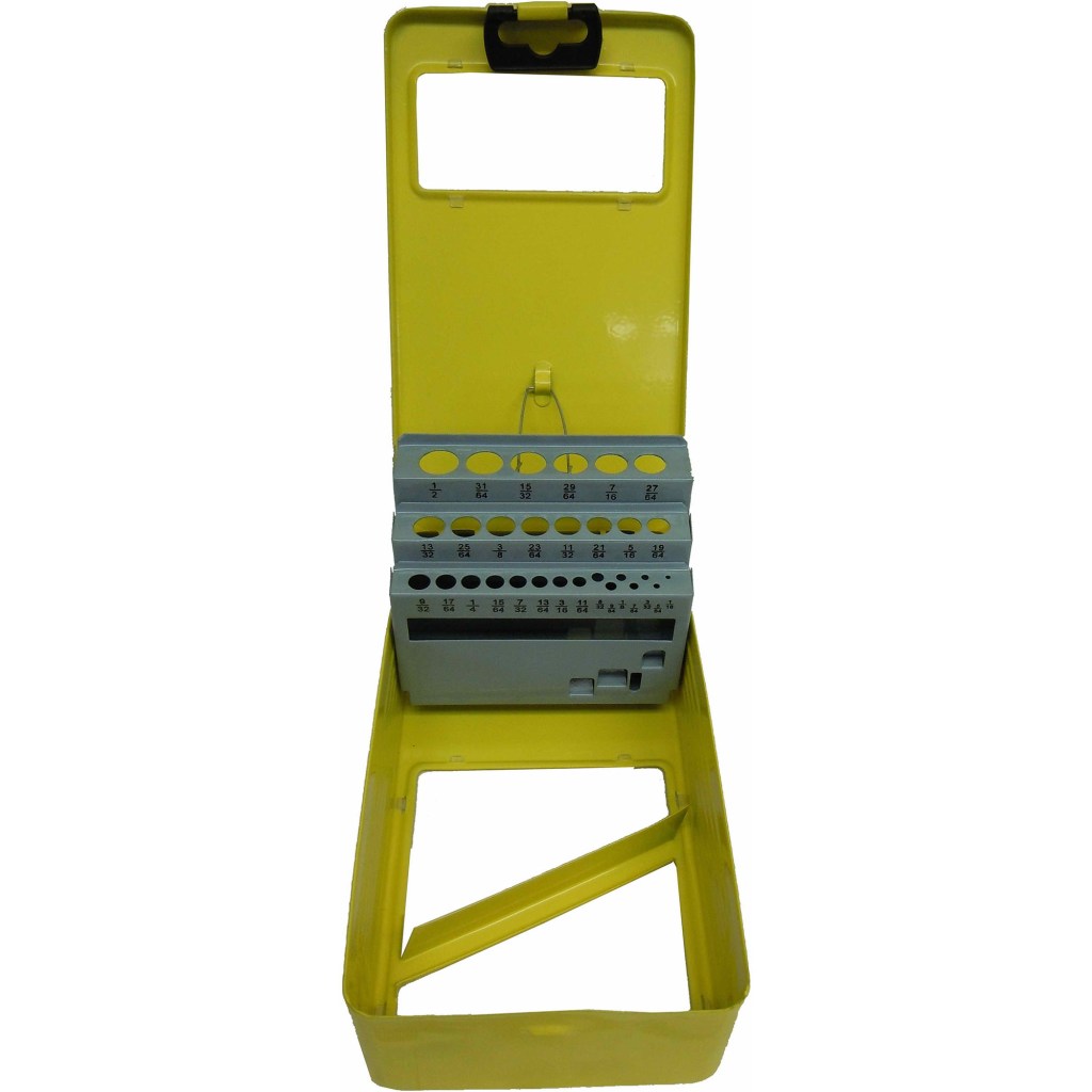 29 PC. DRILL BIT METAL INDEX WITH WINDOW