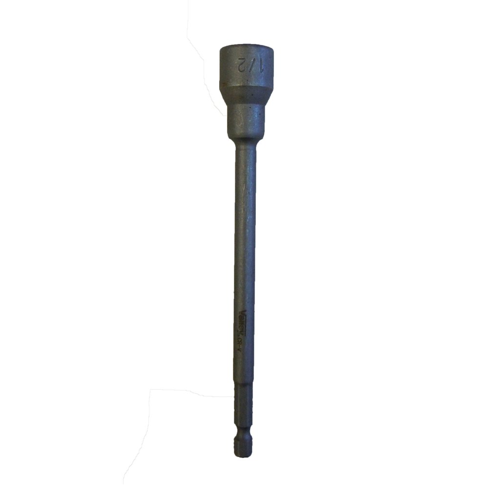 1/2" X 6" MAGENTIC POWER NUT DRIVER, CR-V STEEL
