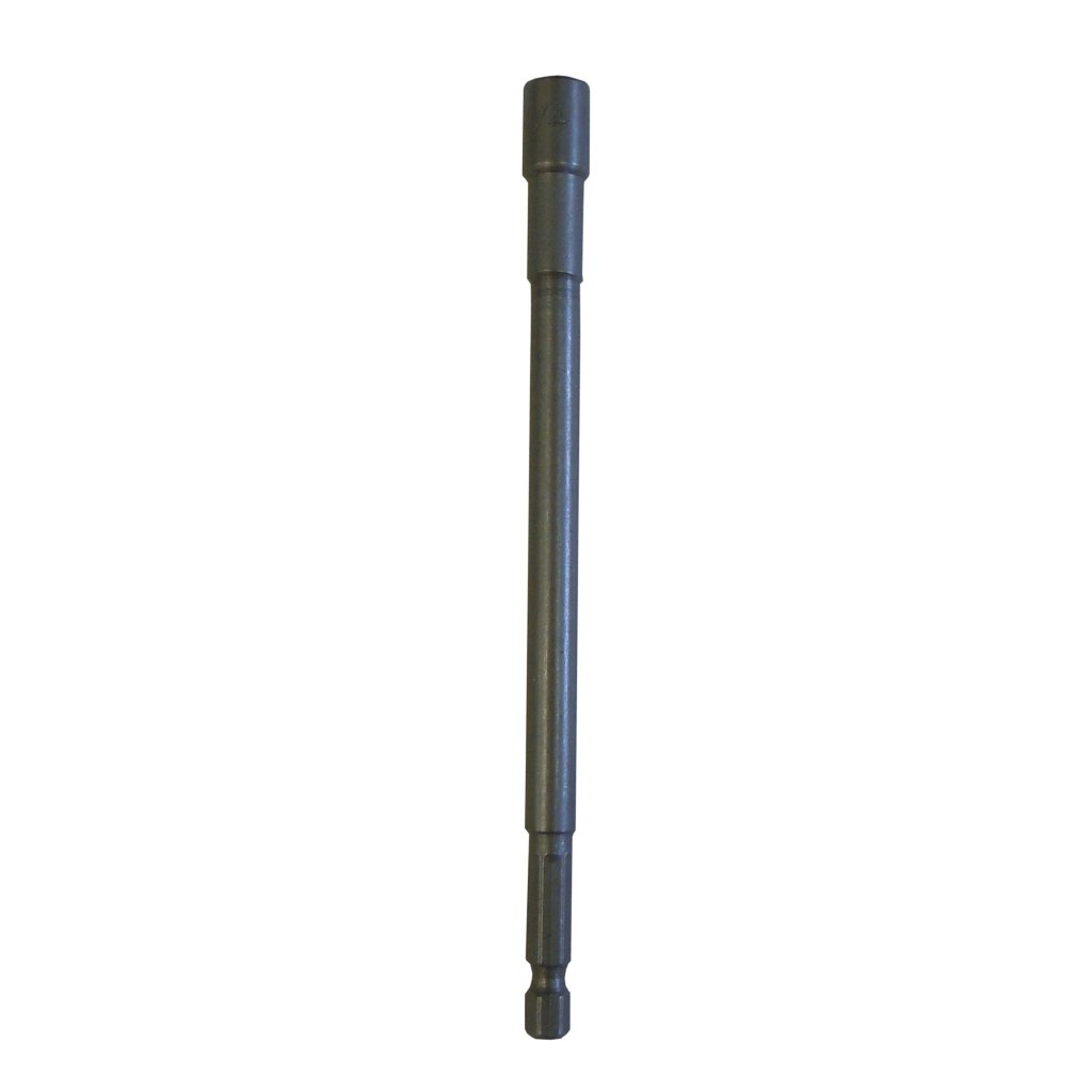 1/4" X 6" MAGNETIC POWER NUT DRIVER, CR-V STEEL