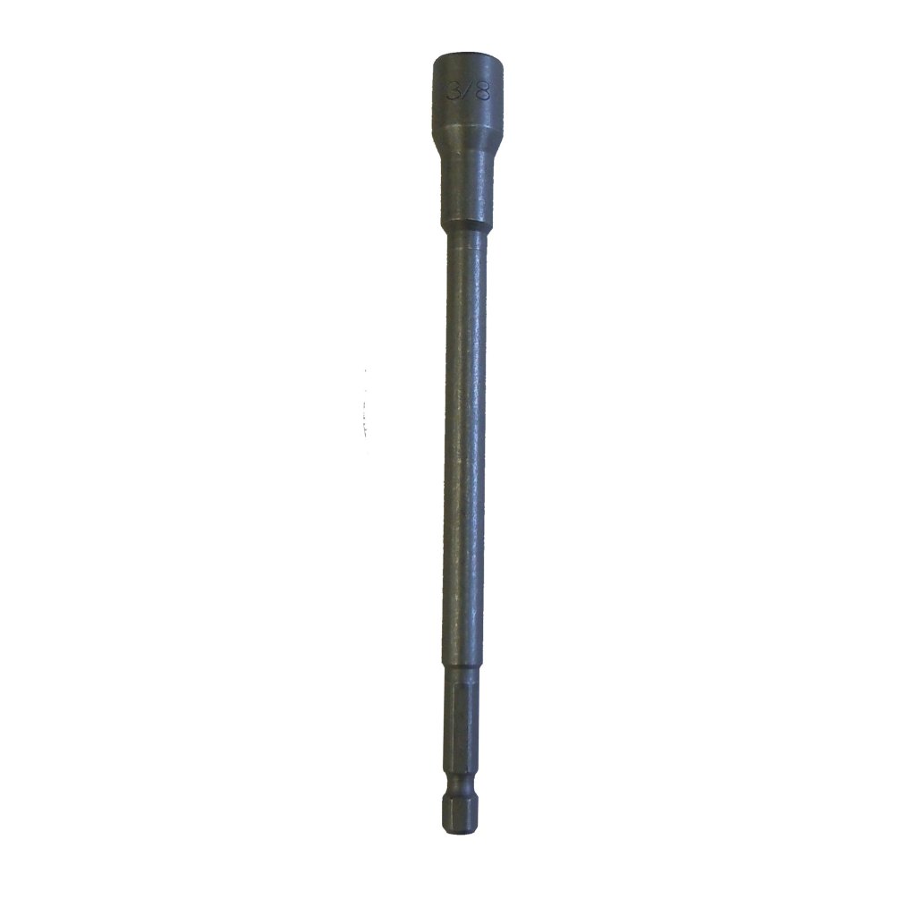 3/8" X 6" MAGNETIC POWER NUT DRIVER, CR-V STEEL
