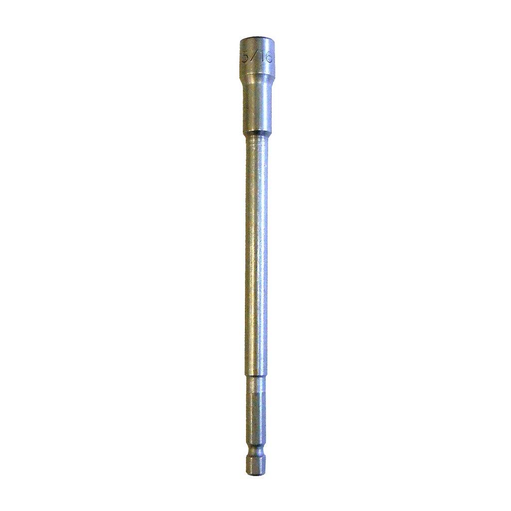 5/16" X 6" MAGNETIC POWER NUT DRIVER, CR-V STEEL