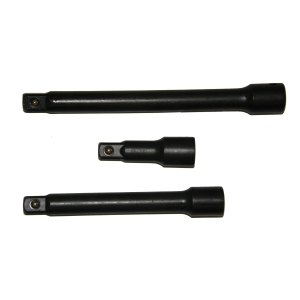 3 PC. 3/8" DR. IMPACT EXTENSION BAR SET (3",6",8")