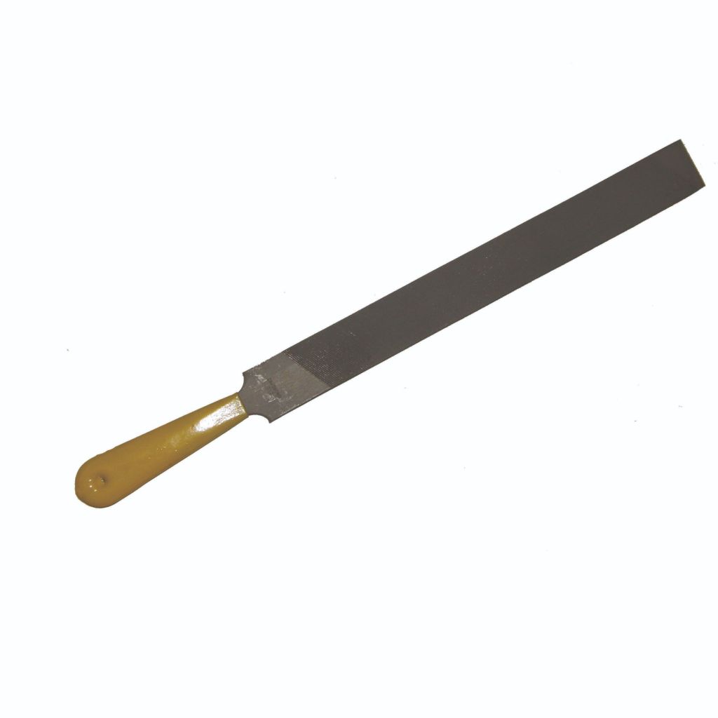 6" FLAT FILE, SINGLE CUT, BASTARD, DIPPED VINYL HANDLE