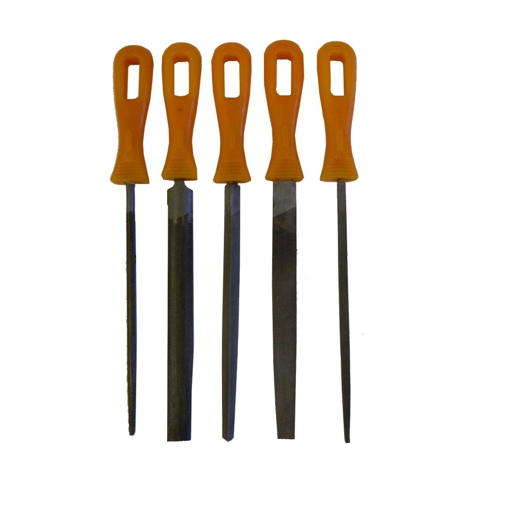 5 PC. 6" FILE ASSORTMENT WITH POUCH